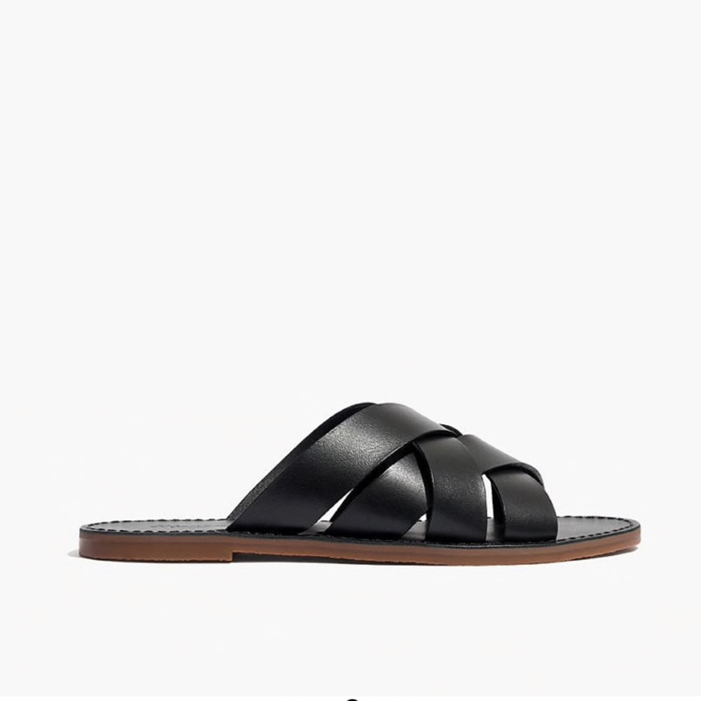 NWOT  Madewell The Boardwalk Woven Slide Sandal - Picture 4 of 8